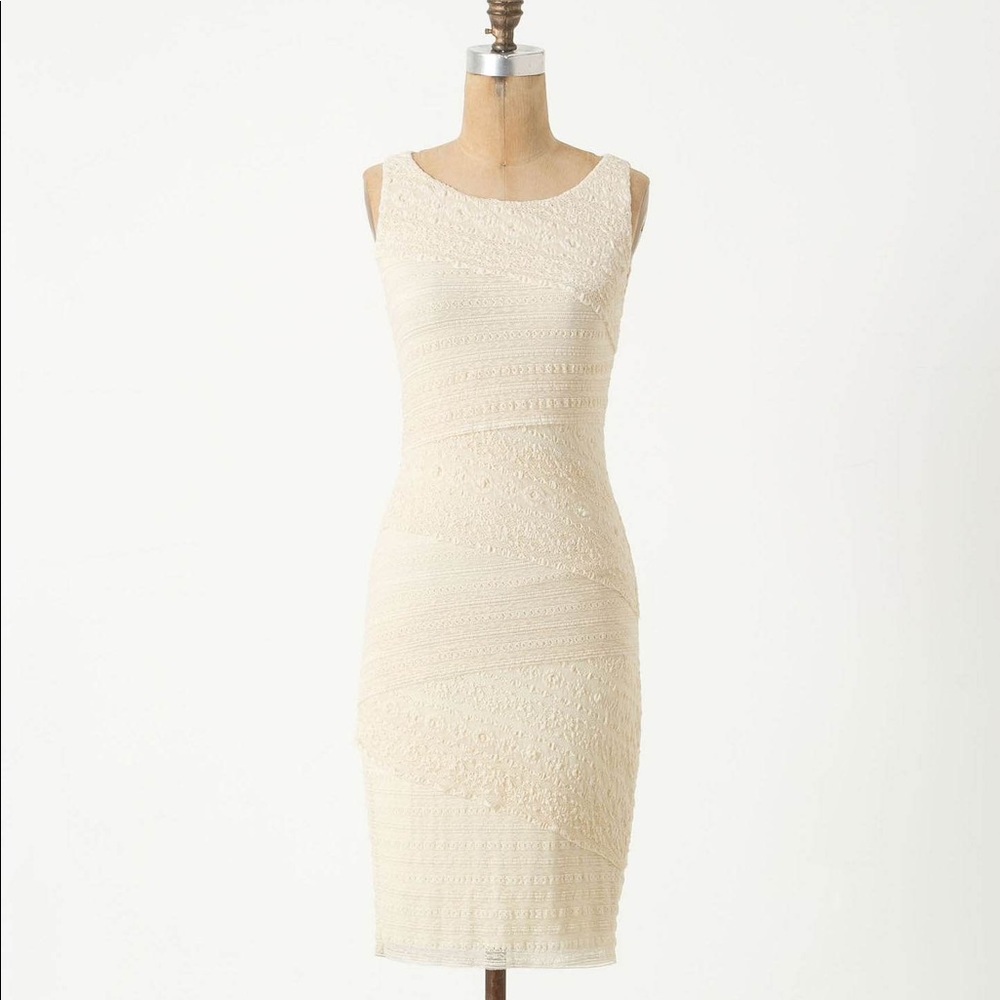Anthropologie Bailey 44 Ines Lace Column Dress